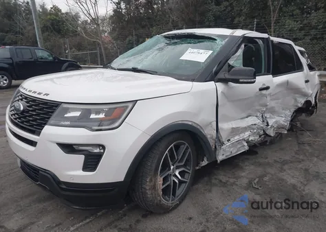 2018 Ford Explorer Sport из США, поврежденный, VIN 1FM5K8GT8JGC11854